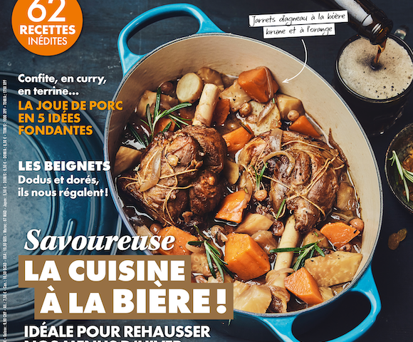 Couverture magazine Saveurs, février 2024