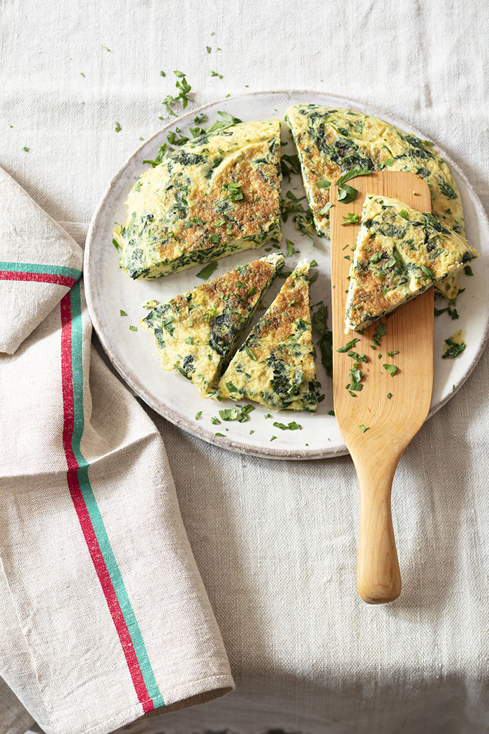 Frittata aux herbes, recette de Laura Zavan