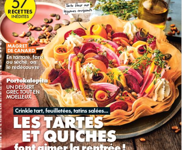 Couverture du magazine Saveurs, septembre 2024