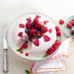 Semifreddo aux framboises. Recette de Laura Zavan