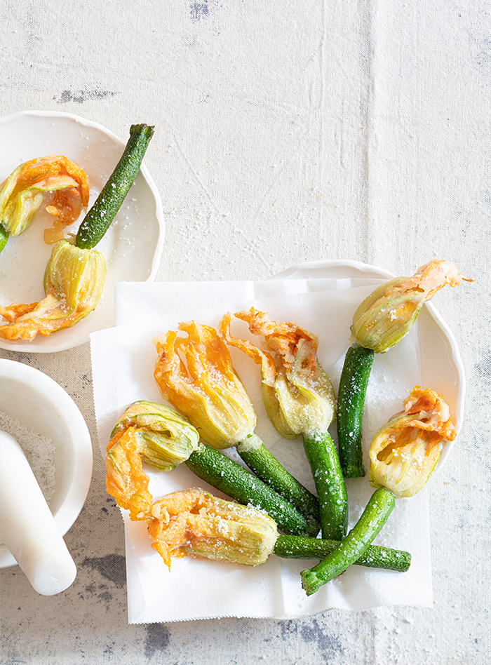 Fiori di Zucca Fritti. Recette de Laura Zavan