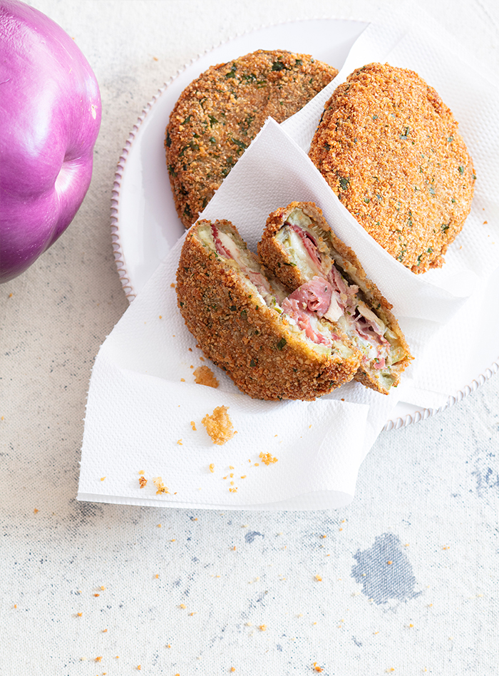 Milanese d'Aubergine. Recette de Laura Zavan