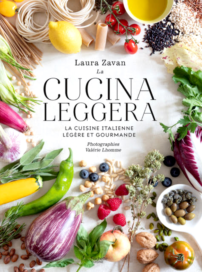couv-cucina-leggera-laura-zavan Couverture du livre de recettes "La cucina leggera"